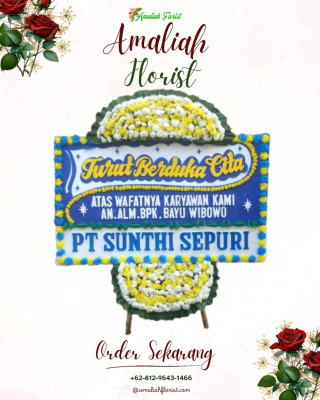 Papan Bunga Duka di Malinau Utara
