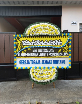 Papan Bunga Duka di Malinau Utara