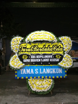 Papan Bunga Duka di Malinau Utara